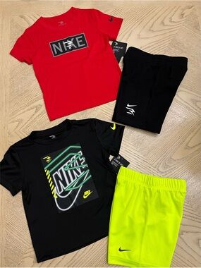 *NWT* Boys Nike 3BRAND Short Sleeve Tee & Short Size 3T